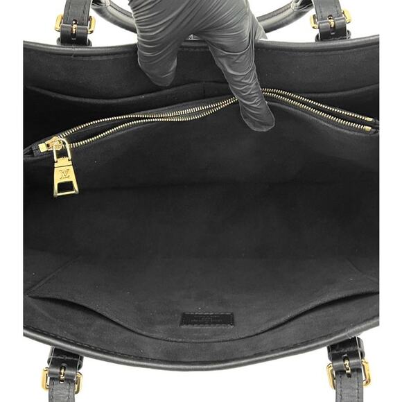 LOUIS VUITTON Black Empreinte Babylon MM Tote Bag C-A32635 - Picture 8 of 10